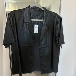 Banana Republic Black Leather